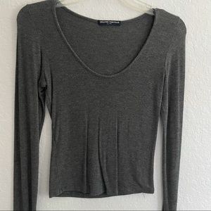 Brandy Melville Gray Long Sleeve